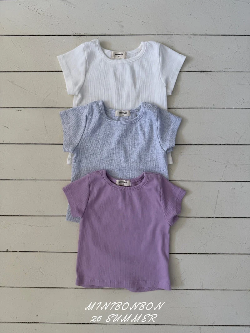 Mini Bongbong - Korean Children Fashion - #discoveringself - Pure Ribbed Tee - 10