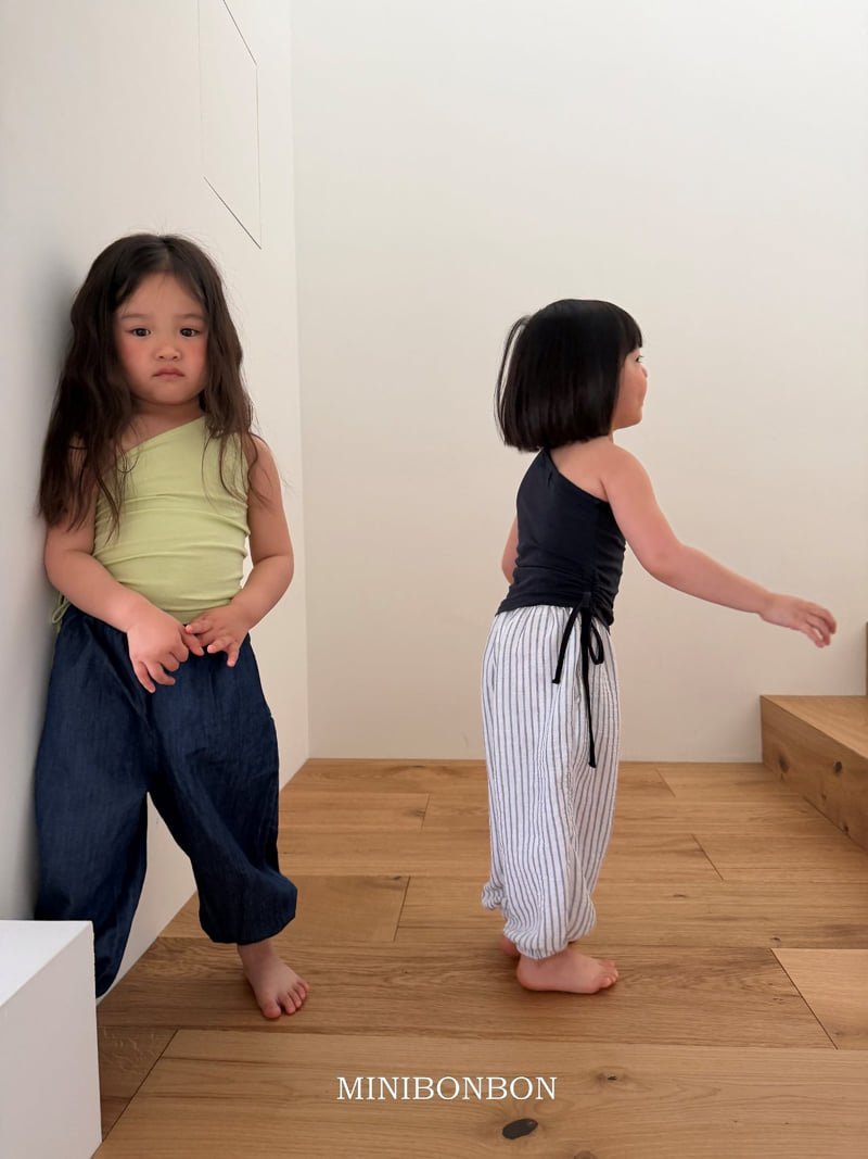 Mini Bongbong - Korean Children Fashion - #discoveringself - Diagonal Sleeveless - 9