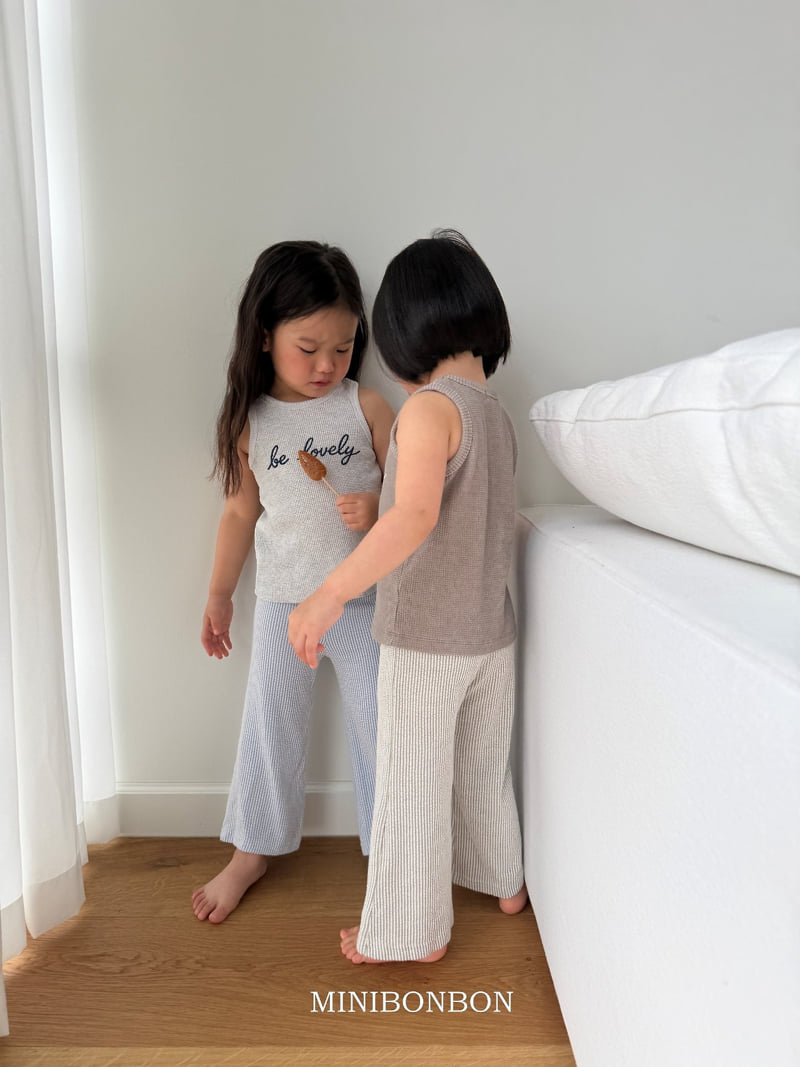 Mini Bongbong - Korean Children Fashion - #kidsshorts - Peanut Sleeveless - 12