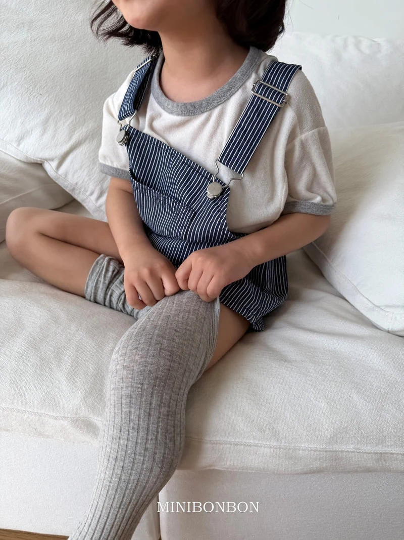 Mini Bongbong - Korean Children Fashion - #kidsshorts - Little Suspenders - 5
