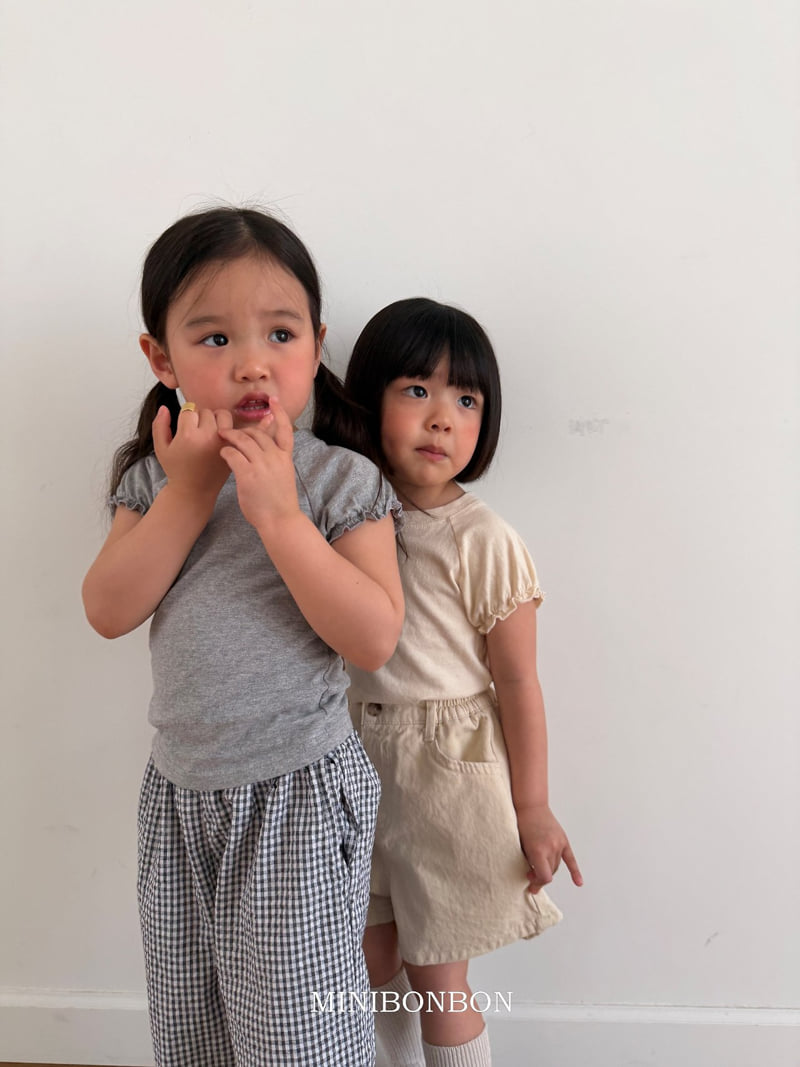 Mini Bongbong - Korean Children Fashion - #kidzfashiontrend - Puff Girl Tee