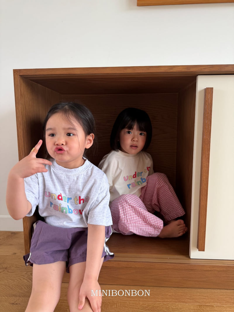 Mini Bongbong - Korean Children Fashion - #littlefashionista - Rainbow Tee - 7