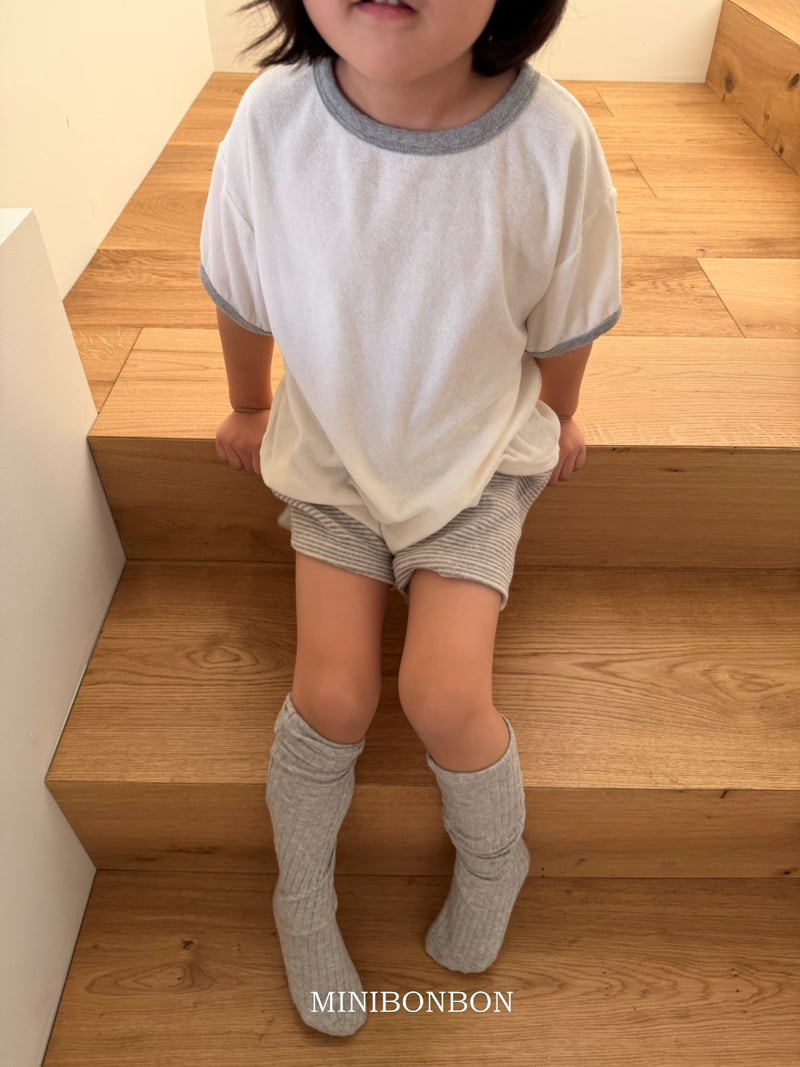 Mini Bongbong - Korean Children Fashion - #littlefashionista - Normal Terry Tee - 6