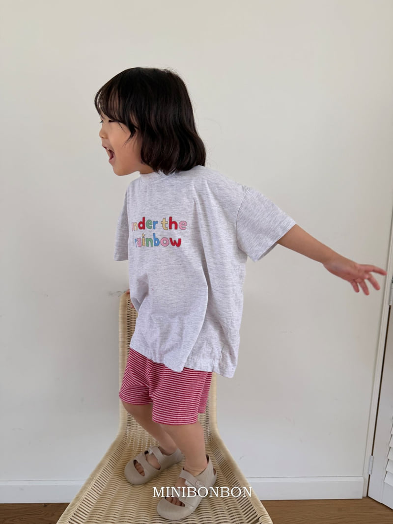 Mini Bongbong - Korean Children Fashion - #minifashionista - Rainbow Tee - 9