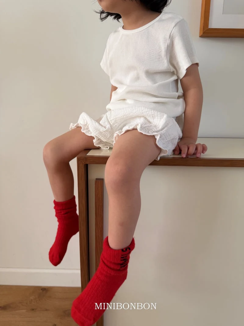 Mini Bongbong - Korean Children Fashion - #magicofchildhood - Pure Ribbed Tee - 4