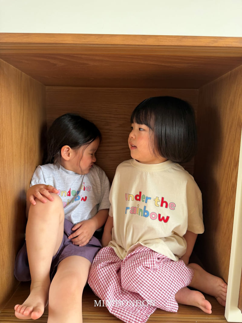 Mini Bongbong - Korean Children Fashion - #prettylittlegirls - Rainbow Tee - 10