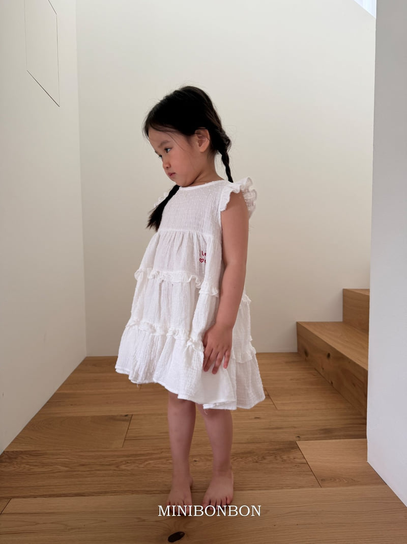 Mini Bongbong - Korean Children Fashion - #prettylittlegirls - Love Mommy One-piece - 6