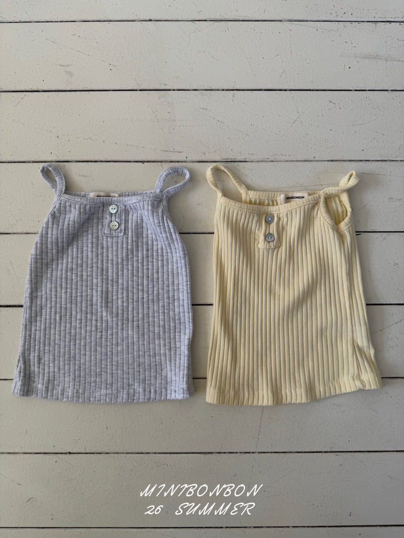 Mini Bongbong - Korean Children Fashion - #stylishchildhood - Kids Strap Sleeveless - 8