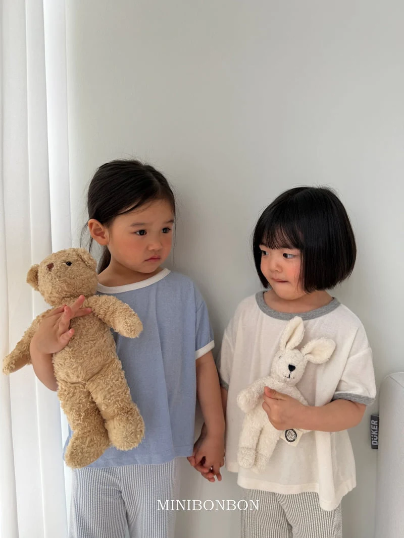 Mini Bongbong - Korean Children Fashion - #stylishchildhood - Normal Terry Tee - 12