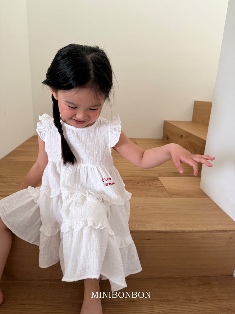 Mini Bongbong - Korean Children Fashion - #stylishchildhood - Love Mommy One-piece - 9