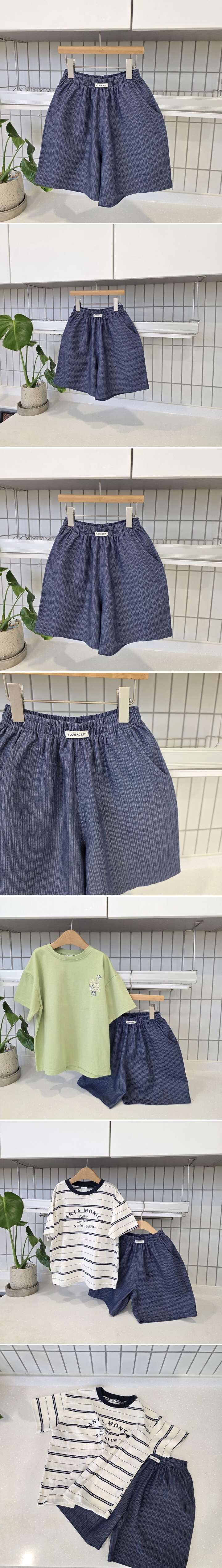 Mini Cabinet - Korean Children Fashion - #childofig - Slub Denim Pants