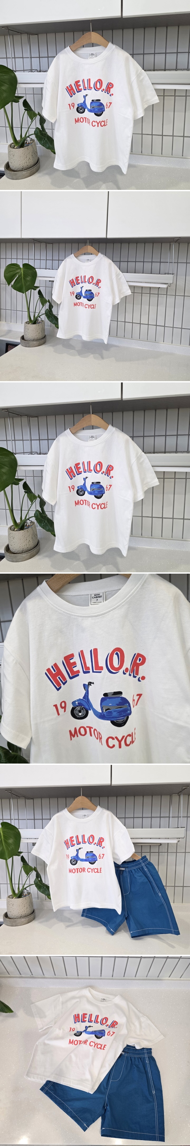 Mini Cabinet - Korean Children Fashion - #littlefashionista - Motorcycle Tee