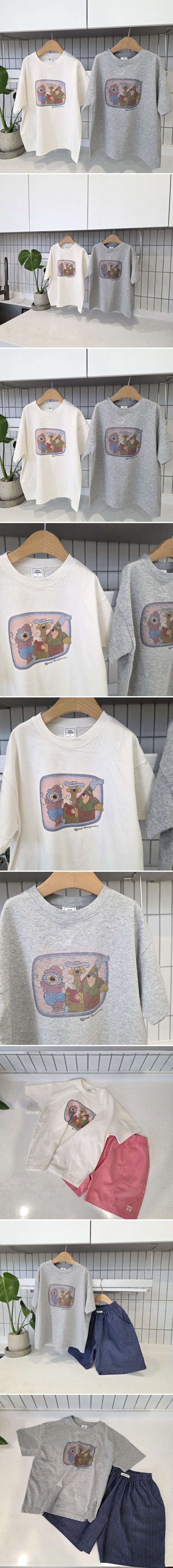 Mini Cabinet - Korean Children Fashion - #minifashionista - Character Tee