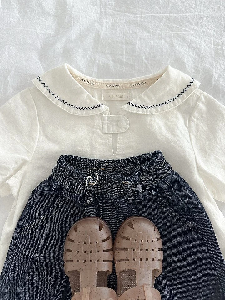 Mini Robe - Korean Baby Fashion - #babyboutique - Benzino Denim Pants - 8