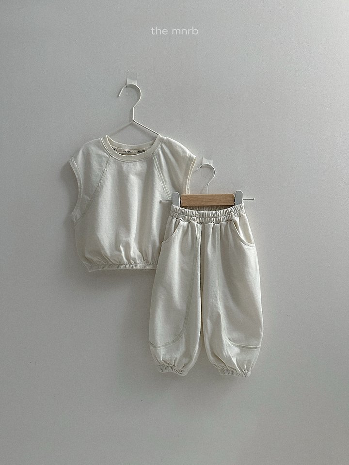 Mini Robe - Korean Baby Fashion - #babyboutique - Nico Contrast Sleeveless - 8