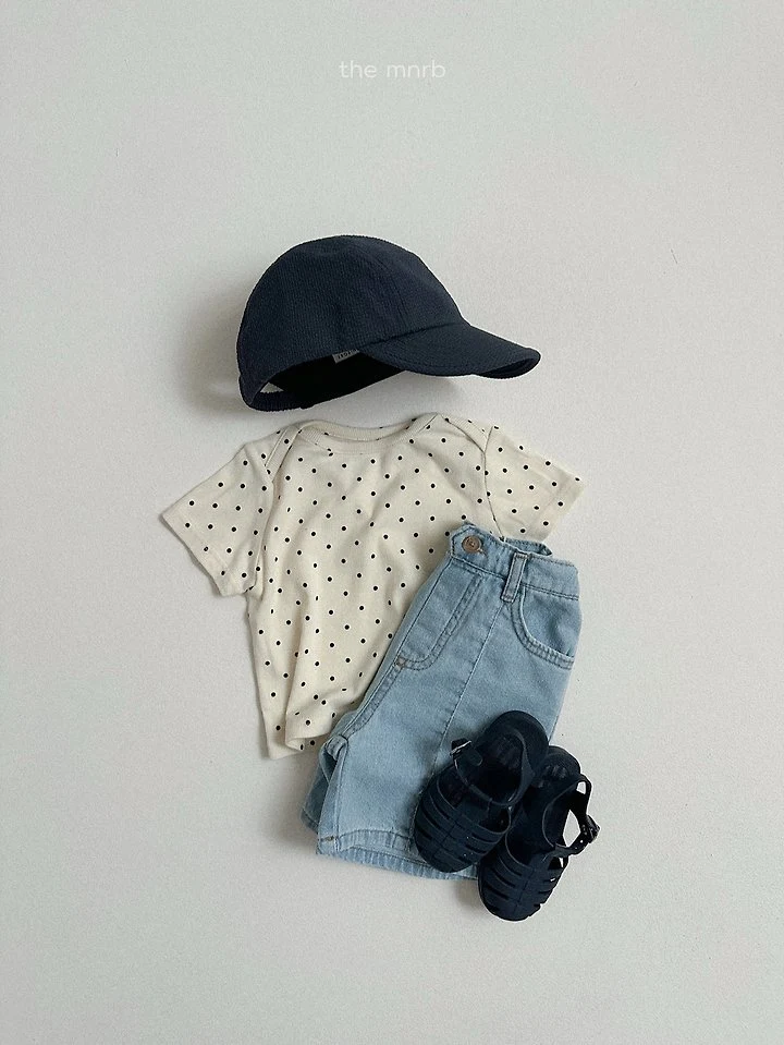 Mini Robe - Korean Baby Fashion - #babyboutique - Button Denim Shorts - 10