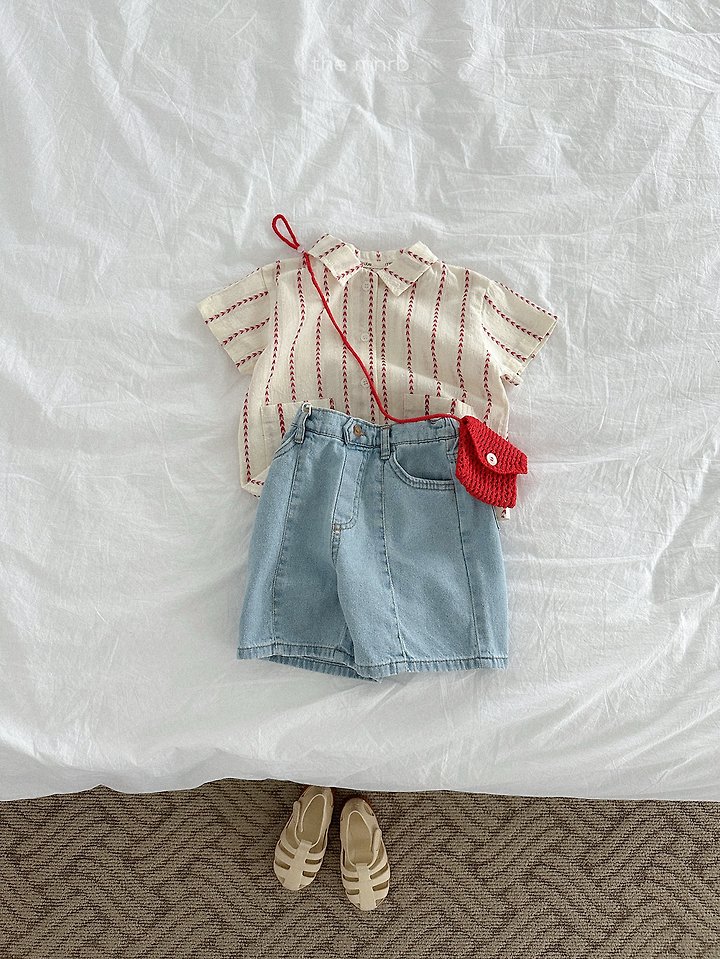 Mini Robe - Korean Baby Fashion - #babyboutique - Multi Short Sleeve Shirt - 10