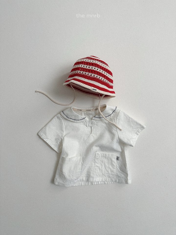 Mini Robe - Korean Baby Fashion - #babyboutiqueclothing - Point Sailor Shirt - 8