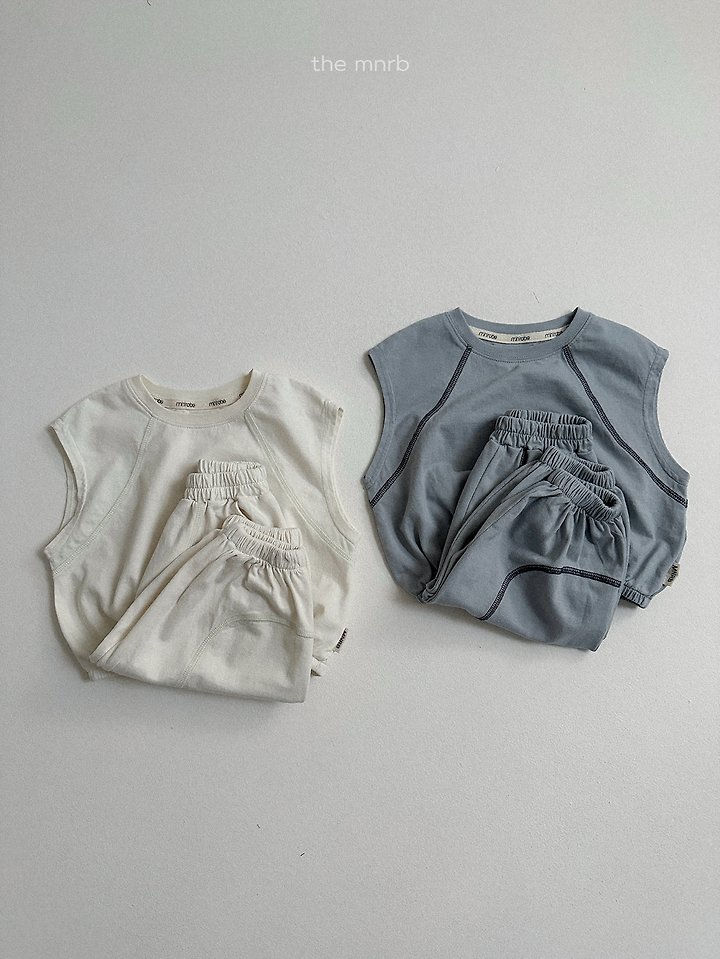 Mini Robe - Korean Baby Fashion - #babyboutiqueclothing - Nico Contrast Sleeveless - 10