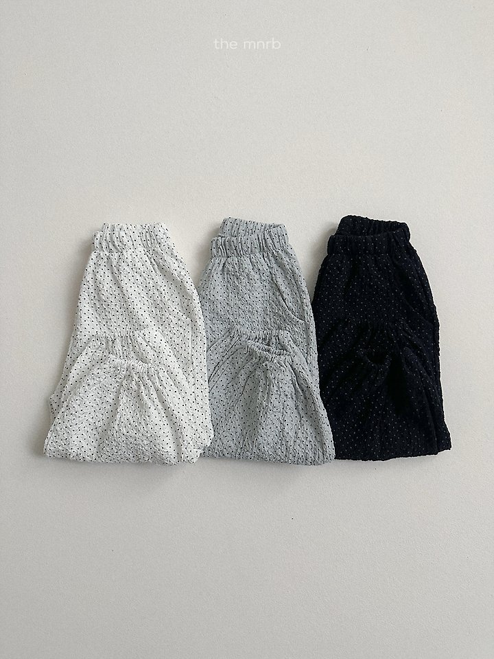 Mini Robe - Korean Baby Fashion - #babyboutiqueclothing - Dot Crinkle Jogger Pants