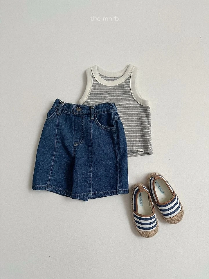 Mini Robe - Korean Baby Fashion - #babyboutiqueclothing - Button Denim Shorts - 11