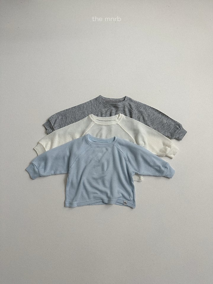 Mini Robe - Korean Baby Fashion - #babyboutiqueclothing - Waffle Long Sleeve Tee - 7