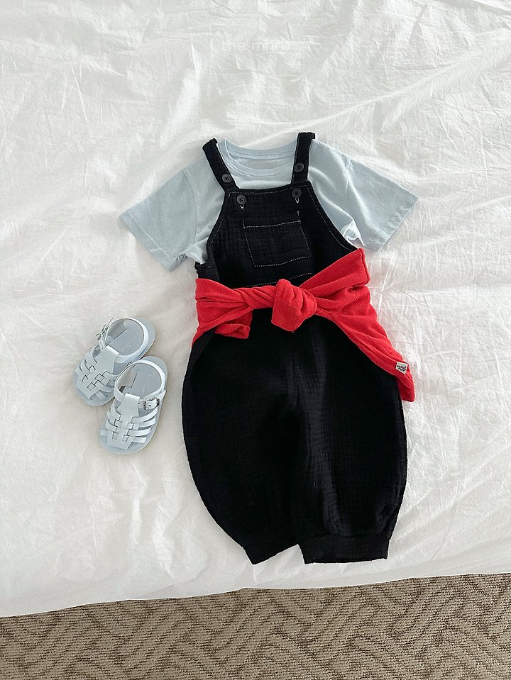Mini Robe - Korean Baby Fashion - #babyfashion - Stitch Overalls - 12