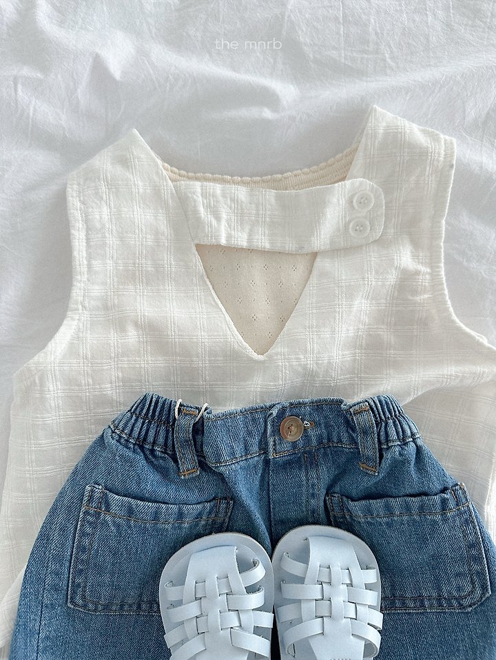 Mini Robe - Korean Baby Fashion - #babyfever - Ohana Sleeveless Blouse - 9