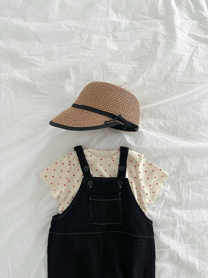 Mini Robe - Korean Baby Fashion - #babyfever - Raffia Hat