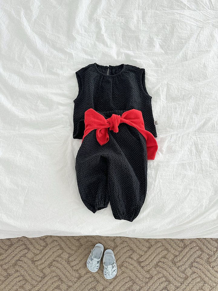 Mini Robe - Korean Baby Fashion - #babygirlfashion - Dot Crinkle Blouse - 11