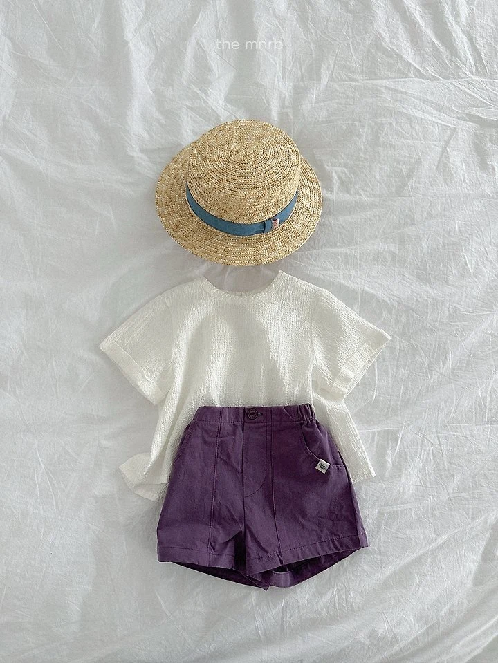 Mini Robe - Korean Baby Fashion - #babygirlfashion - Twill Shorts - 10