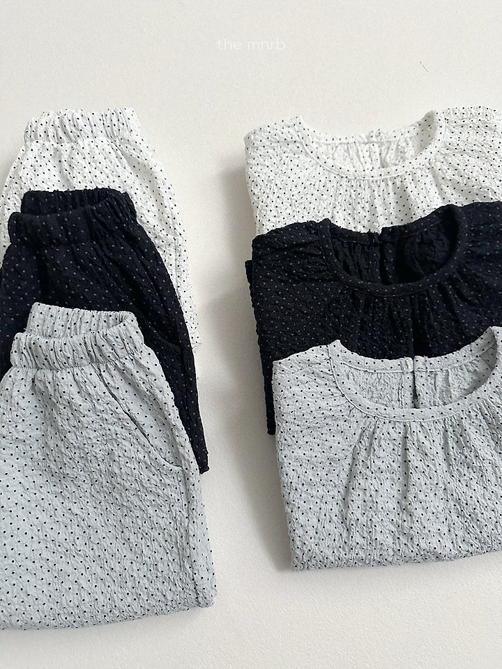Mini Robe - Korean Baby Fashion - #babygirlfashion - Dot Crinkle Jogger Pants - 5