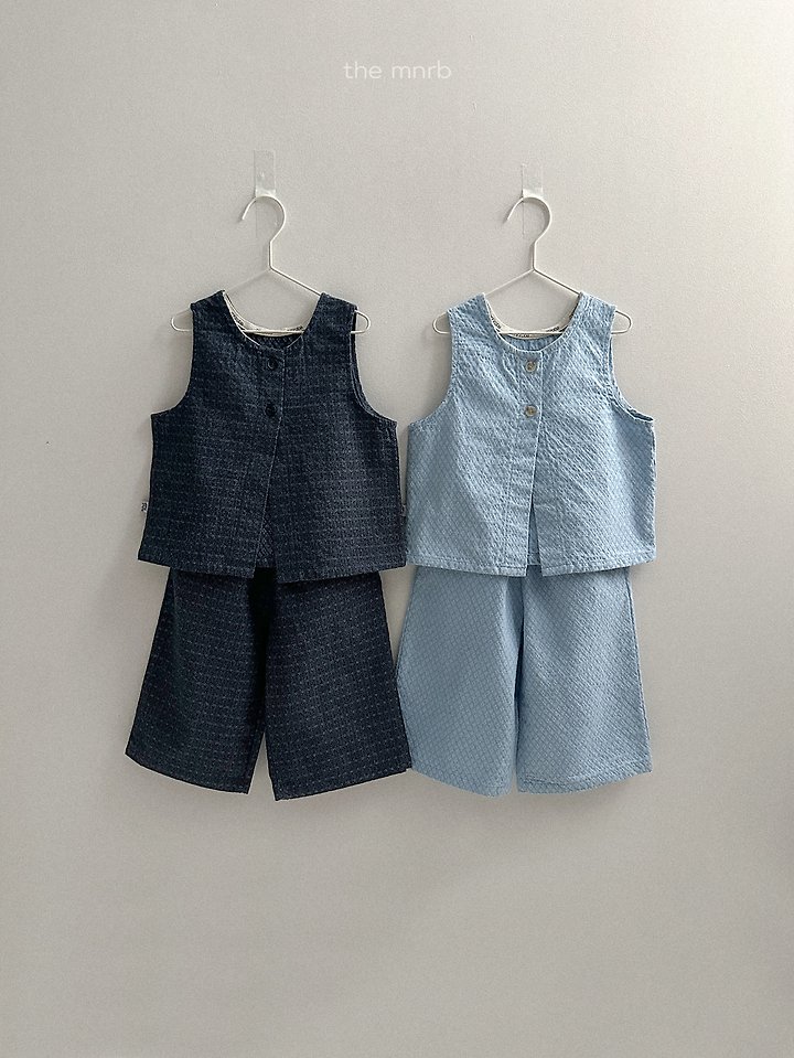 Mini Robe - Korean Baby Fashion - #babygirlfashion - Diamond Denim Sleeveless - 9