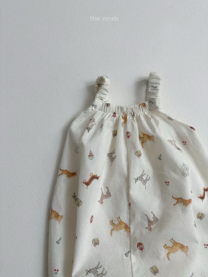 Mini Robe - Korean Baby Fashion - #babyfever - Puppy Overalls - 4