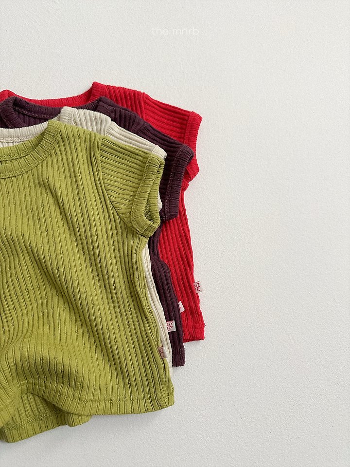 Mini Robe - Korean Baby Fashion - #babygirlfashion - Bella Rib Tee - 6