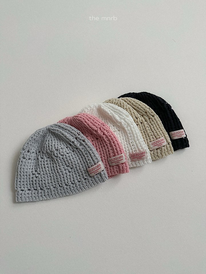 Mini Robe - Korean Baby Fashion - #babygirlfashion - Eyelet Beanie