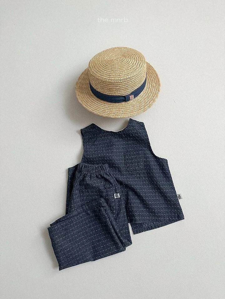 Mini Robe - Korean Baby Fashion - #babylifestyle - Diamond Denim Sleeveless - 10