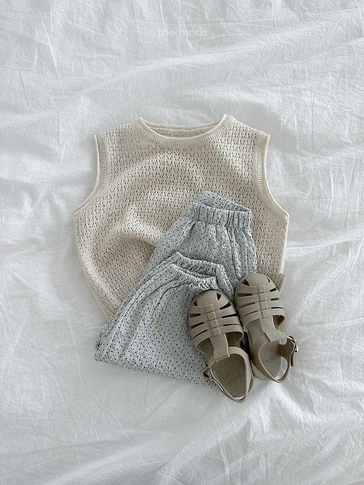 Mini Robe - Korean Baby Fashion - #babyoninstagram - Dot Crinkle Jogger Pants - 7