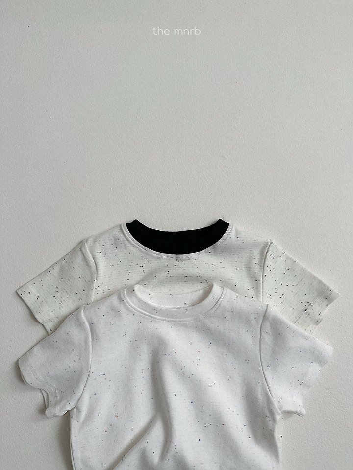 Mini Robe - Korean Baby Fashion - #babyoninstagram - Cookies & Cream Short Sleeve Tee - 5