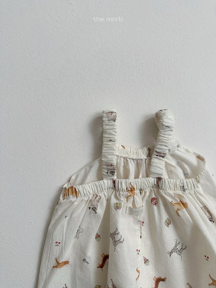 Mini Robe - Korean Baby Fashion - #babyoninstagram - Puppy Overalls - 6