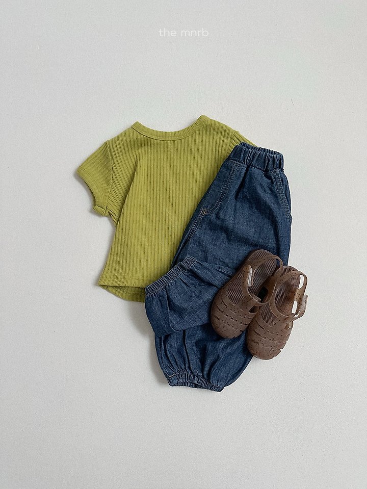 Mini Robe - Korean Baby Fashion - #babyootd - Bella Rib Tee - 9