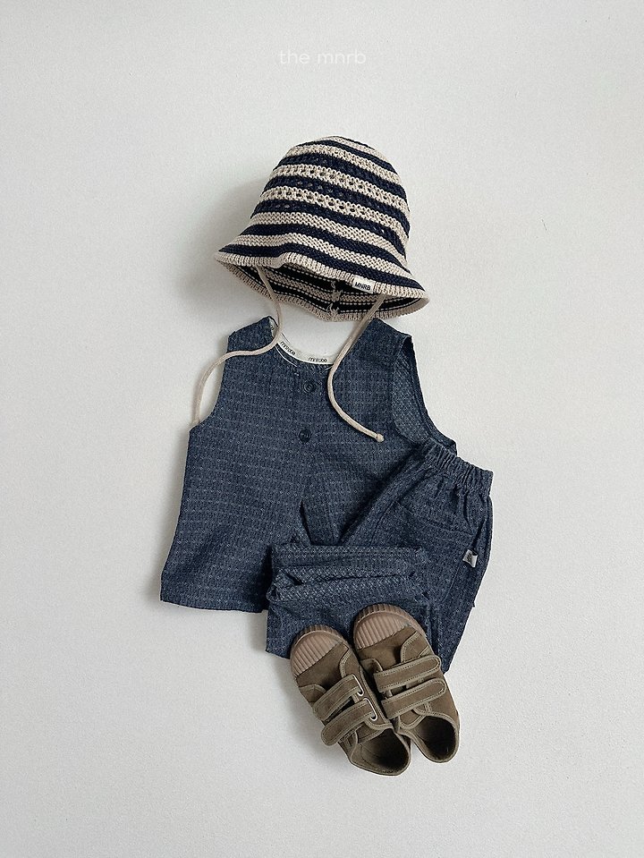 Mini Robe - Korean Baby Fashion - #babyootd - Summer Punching Bucket Hat - 2