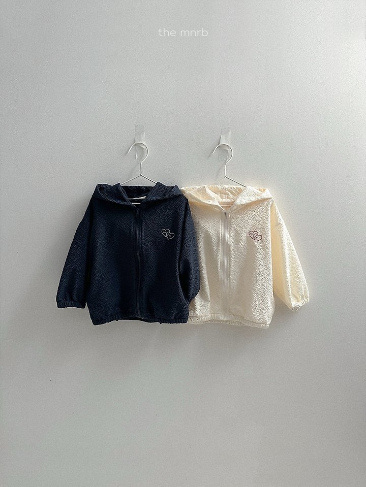 Mini Robe - Korean Baby Fashion - #babyoutfit - Ripple Hood Jumper - 3