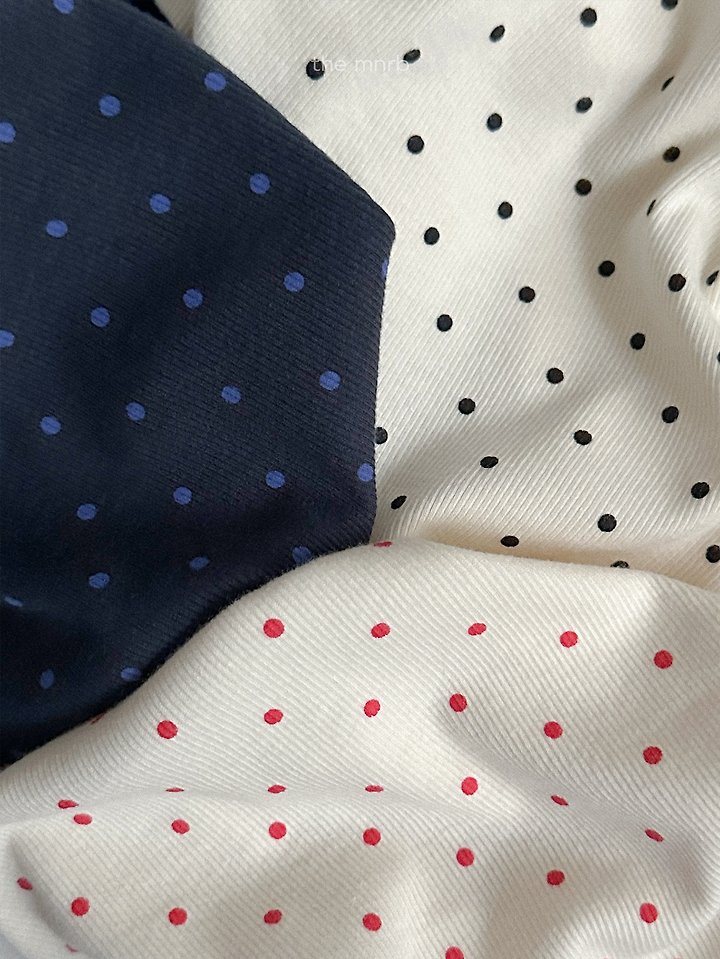 Mini Robe - Korean Baby Fashion - #babyoutfit - Little Dot Short Sleeve Tee - 8