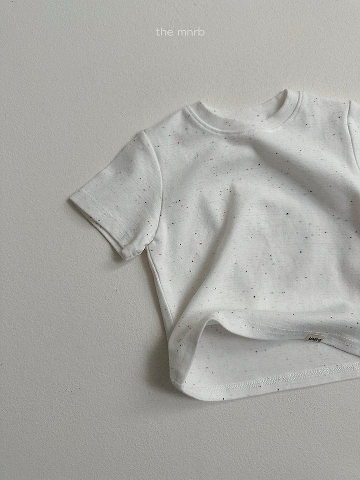 Mini Robe - Korean Baby Fashion - #babyoutfit - Cookies & Cream Short Sleeve Tee - 8