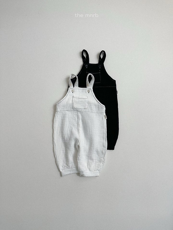 Mini Robe - Korean Baby Fashion - #babyoutfit - Stitch Overalls - 4