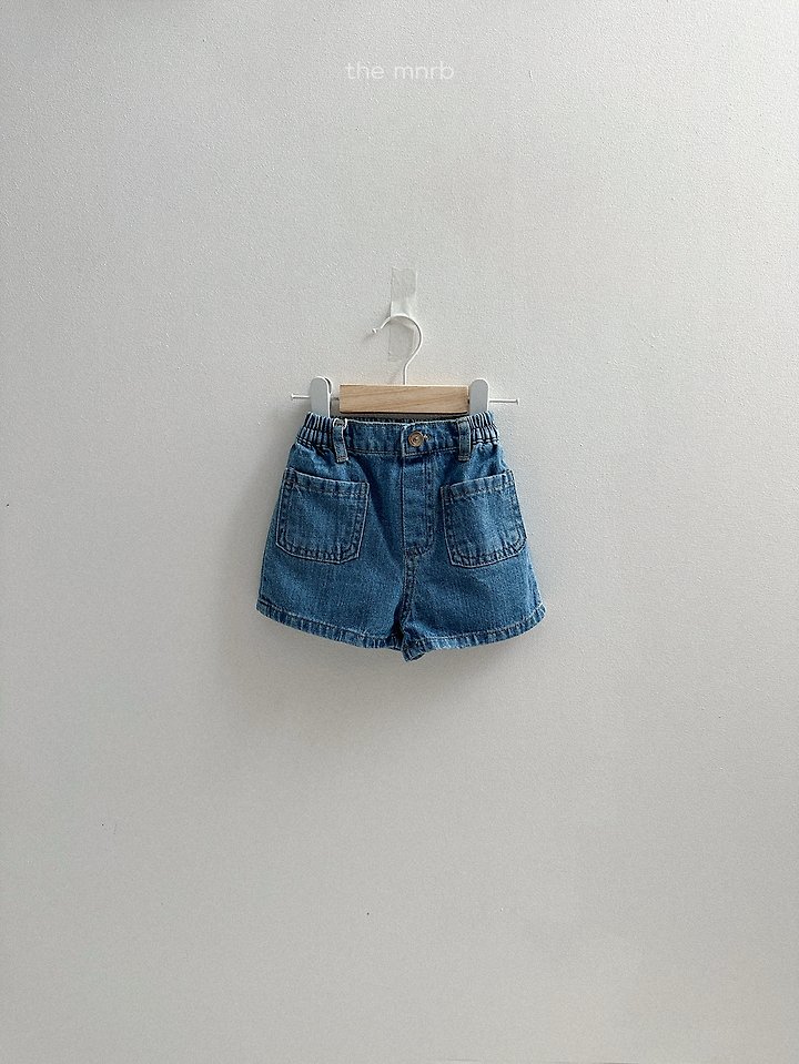 Mini Robe - Korean Baby Fashion - #babyoutfit - Open Pocket Denim Pants - 9