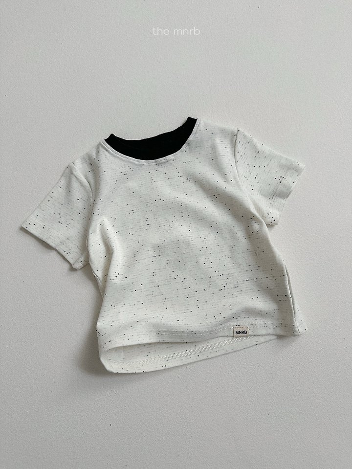 Mini Robe - Korean Baby Fashion - #babywear - Cookies & Cream Short Sleeve Tee - 9