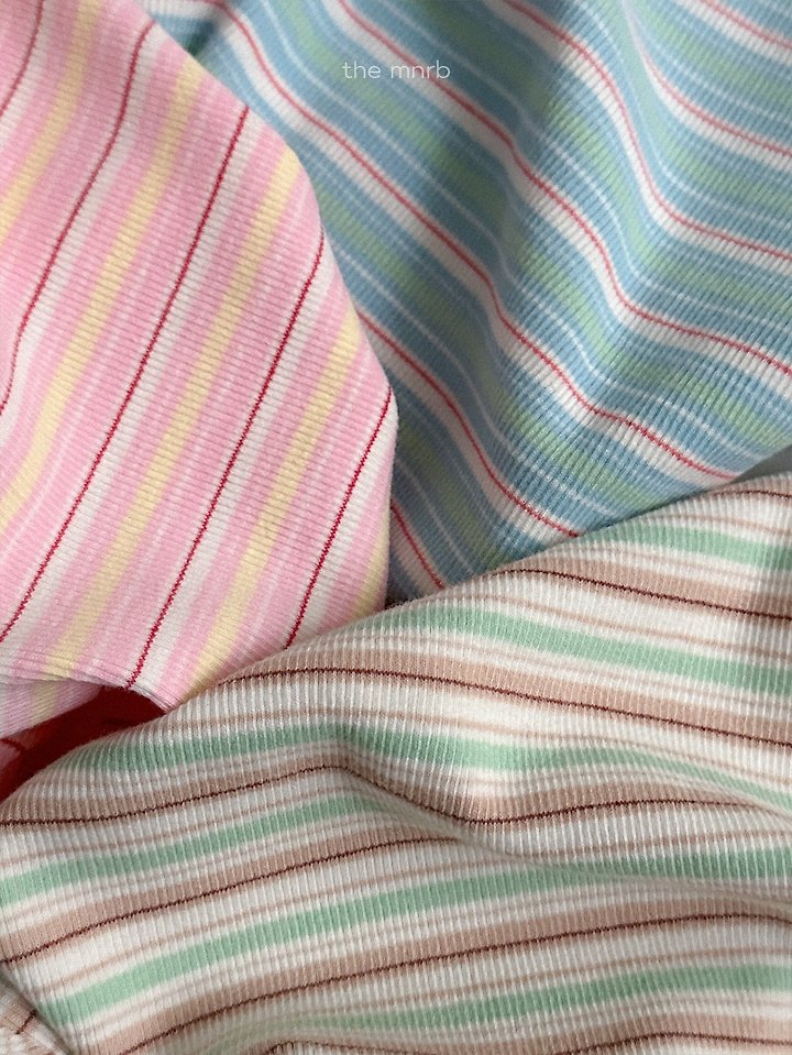 Mini Robe - Korean Baby Fashion - #babywear - Kiki Stripe Short Sleeve Tee - 7