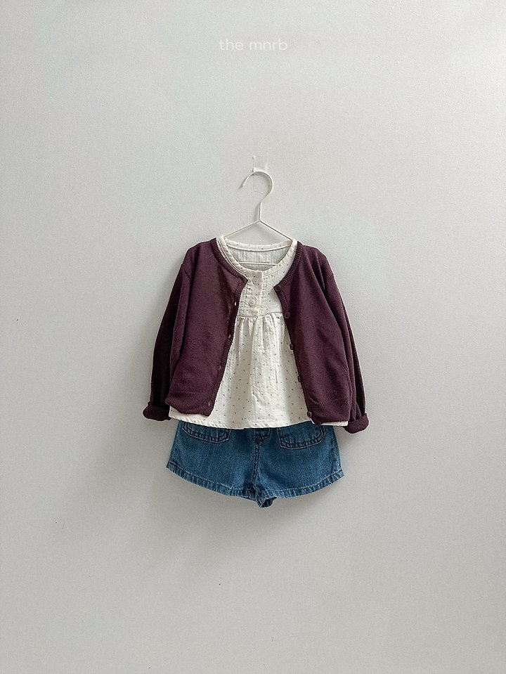 Mini Robe - Korean Baby Fashion - #babywear - Berry Summer Cardigan - 6